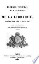 Journal général de l'imprimerie et de la librairie