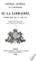 Journal général de l'imprimerie et de la librairie