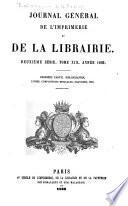 Journal général de l'imprimerie et de la librairie