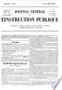 Journal général de l'instruction publique et des cultes