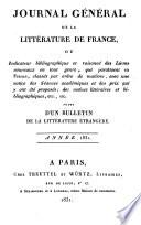 Journal général de la littérature de France