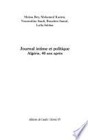 Journal intime et politique