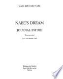 Journal intime: Nabe's dream, juin 1983-février 1985