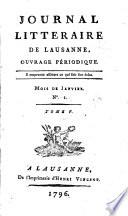 Journal littéraire de Lausanne