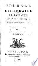 Journal littéraire de Lausanne