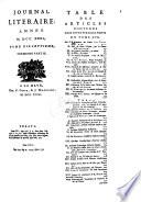Journal littéraire