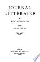Journal litteraire