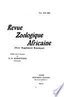 Journal of African zoology
