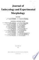 Journal of Embryology and Experimental Morphology