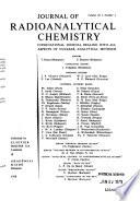 Journal of Radioanalytical Chemistry