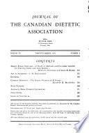Journal of the Canadian Dietetic Association
