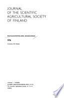 Journal of the Scientific Agricultural Society of Finland