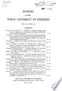 Journal of the Tokyo University of Fisheries