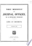 Journal officiel de la République française. Édition des lois et décrets