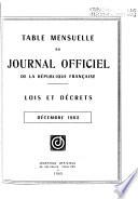Journal officiel de la République française. Édition des lois et décrets