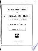 Journal officiel de la République française. Édition des lois et décrets