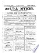 Journal officiel de la République française