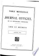 Journal officiel de la République française