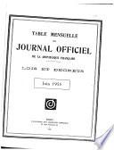 Journal officiel de la République française