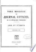 Journal officiel de la République française