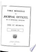 Journal officiel de la République française