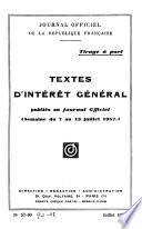 Journal officiel de la République française