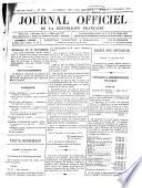 Journal officiel de la République Française