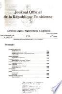 Journal officiel de la République tunisienne