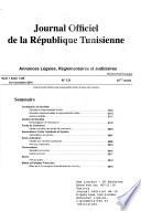 Journal officiel de la République tunisienne