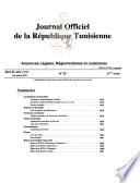 Journal officiel de la République tunisienne