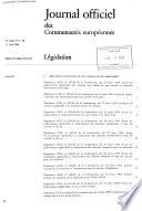 Journal officiel des Communautés Européennes