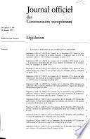 Journal officiel des Communautés européennes