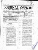 Journal officiel des territoires du Cameroun
