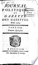 Journal politique, ou Gazette des gazettes
