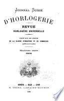 Journal suisse d'horlogerie et de bijouterie