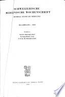 Journal suisse de médicine