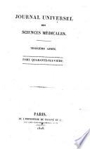 Journal universel des sciences médicales