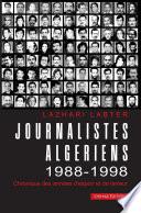 Journalistes Algériens 1988-1998