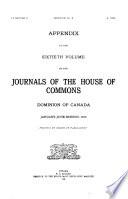 Journals - House of Commons, Ottawa, Canada