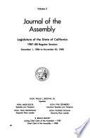 Journals of the Legislature of the State of California