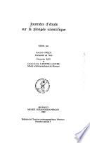 Journées d'étude sur la plongée scientifique