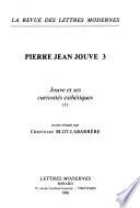 Jouve et ses curiosités esthétiques