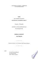 Judaïsme et modernité chez Nietzsche