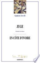 Juge en Côte d'Ivoire