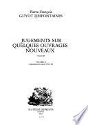 Jugements sur quelques ouvrages nouveaux