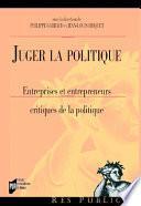 Juger la politique