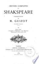 Jules César. Antoine et Cléopatre. Macbeth. La comédie des méprises. Beaucoup de bruit pour rien