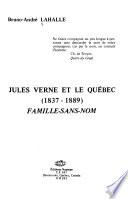 Jules Verne et le Québec, 1837-1889