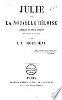Julie, ou, La nouvelle Héloïse