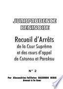 Jurisprudence beninoise